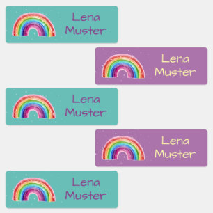 Rain Arch Sternchen   waterproof Kids' Labels