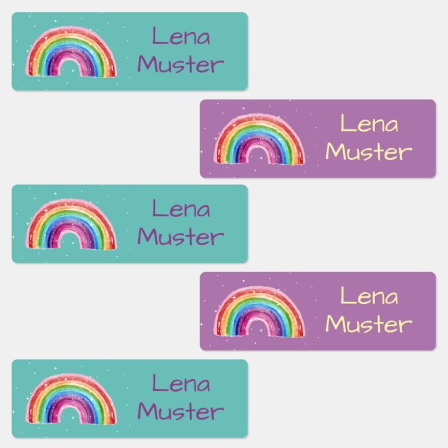 Rain Arch Sternchen | waterproof Kids' Labels (Group)