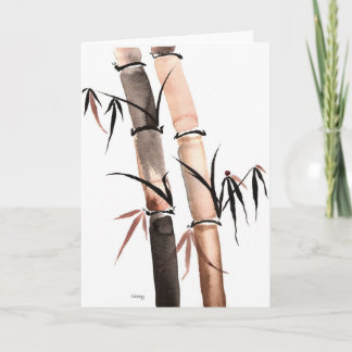 Rain Bamboo Card