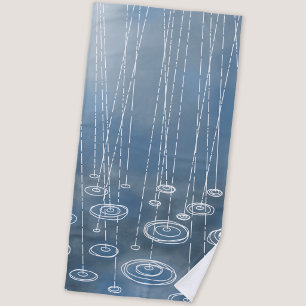 Rain Beach Towel