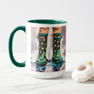 Rain boots Painting - Children's Room Decor Mug