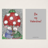 rain bunnies valentine (Front & Back)