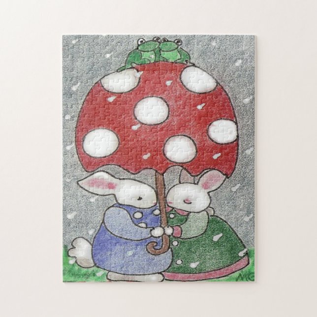 Rain bunny puzzle (Vertical)