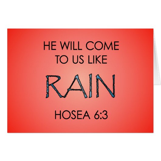 Rain Cards (Front Horizontal)