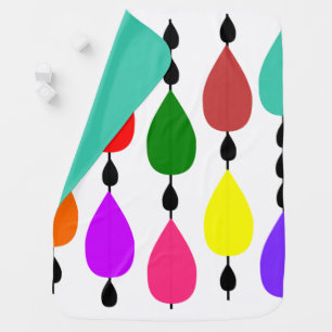 Rain Chains Baby Blanket