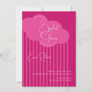 Rain Cloud Bridal Shower Invitation