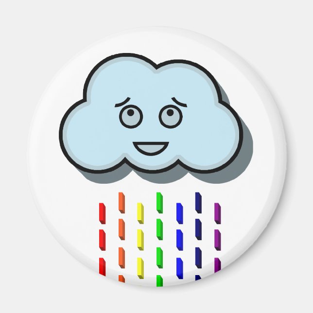 Rain Cloud Finds Relief Magnet (Front)