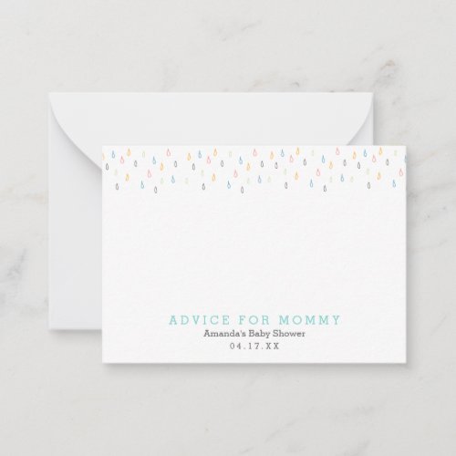 Rain Clouds  Mommy Advice Cards