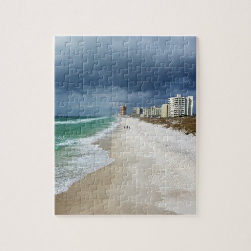 Rain Clouds over Panama City Beach Florida Jigsaw Puzzle