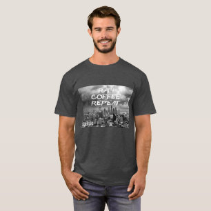 Rain - Coffee - Repeat ... Seattle T-Shirt