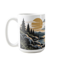 Rain Coming In | Modern Nature Mug