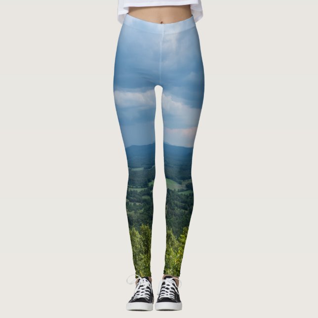 Rain Coming To Petit Jean Leggings (Front)