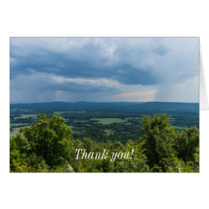 Rain Coming To Petit Jean Thank You Card