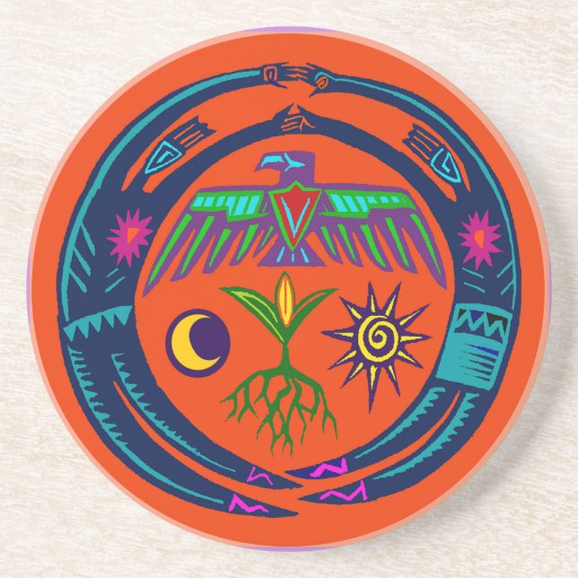 Rain Dance Drink Coaster (Front)
