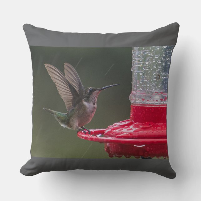 Rain dance throw pillow (Front)