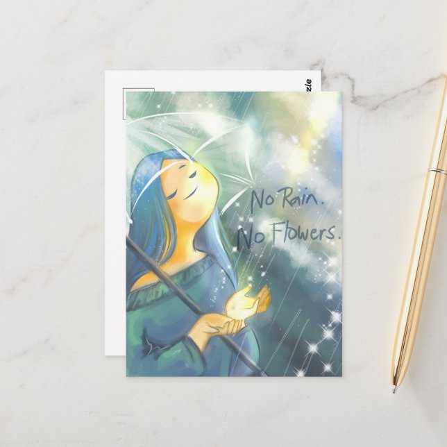 Rain- DNM Postcards (Front/Back In Situ)