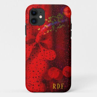 Rain Dotted Red iPhone 11 Case