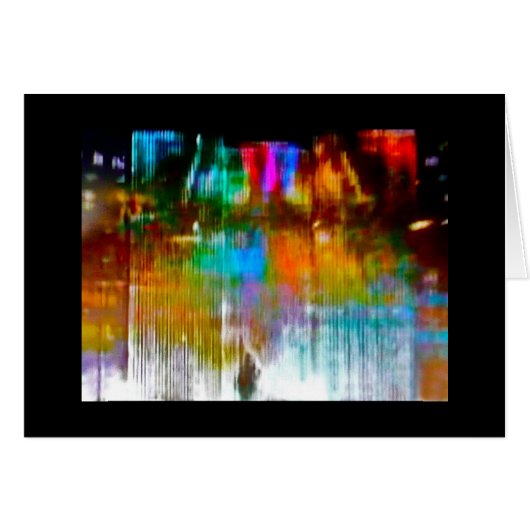 "Rain Down on Me" Art Card, Blank Cards (Front Horizontal)