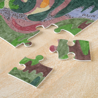 "Rain Drop" Abstract Art Jigsaw Puzzle