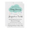 Rain Drop Glitter Baby Shower Invitation