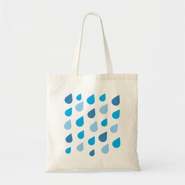 rain drop tote bag (Front)