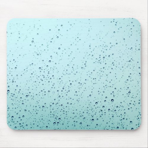 rain drop water mouse pad