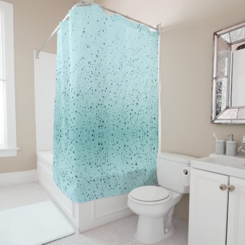 rain drop water shower curtain