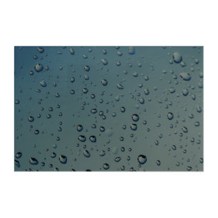 Rain drops acrylic print