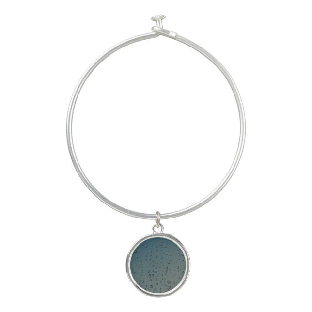 Rain drops bangle bracelet (Front)