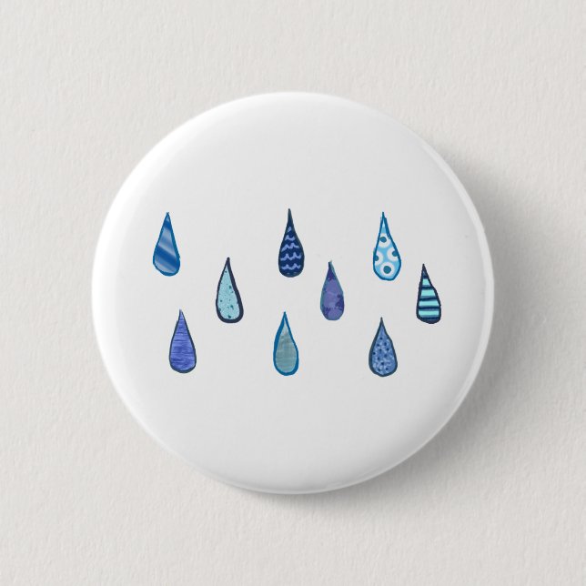 Rain Drops Button (Front)
