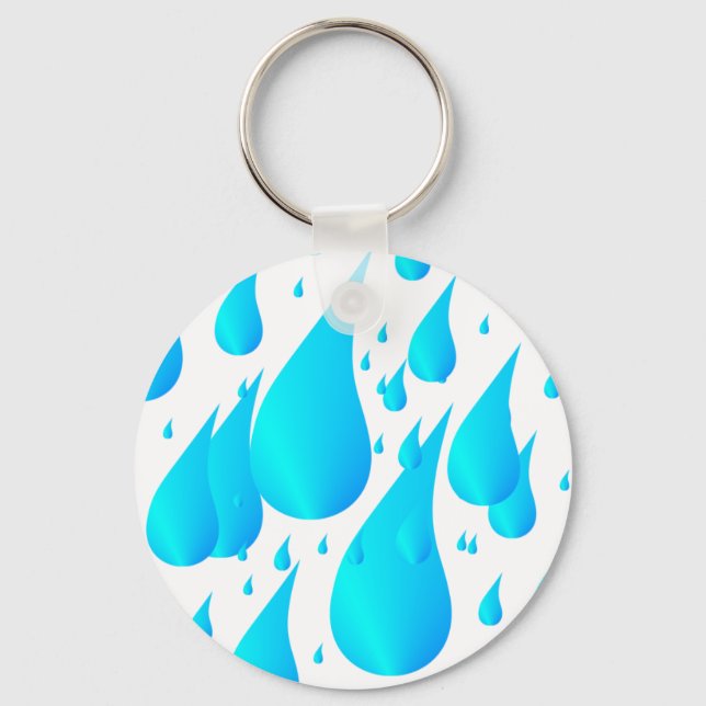 Rain Drops Keychain (Front)