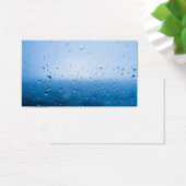 Rain drops on a window glass (Desk)