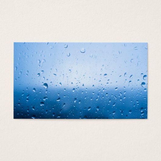 Rain drops on a window glass (Front)