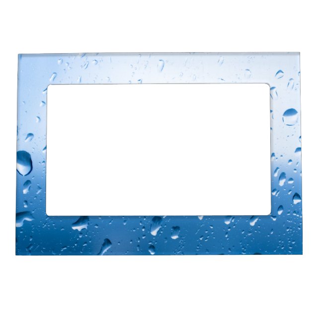 Rain drops on a window magnetic frame (Front)