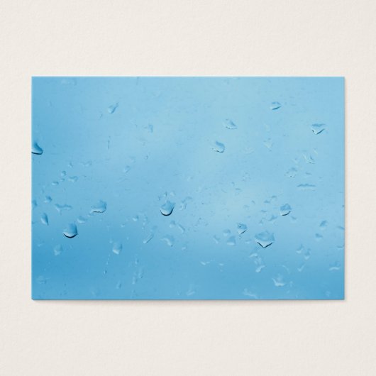 Rain drops on the glass of window (Front)