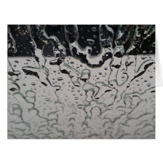 Rain drops on the window cards (Front Horizontal)