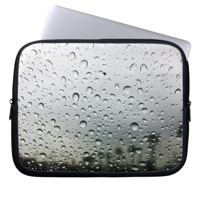 Rain Drops on the Windshield in California Laptop Sleeve (Front)