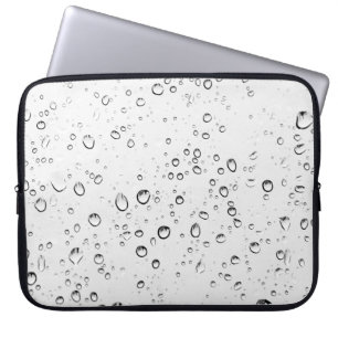 Rain drops rainy wet droplets laptop sleeve