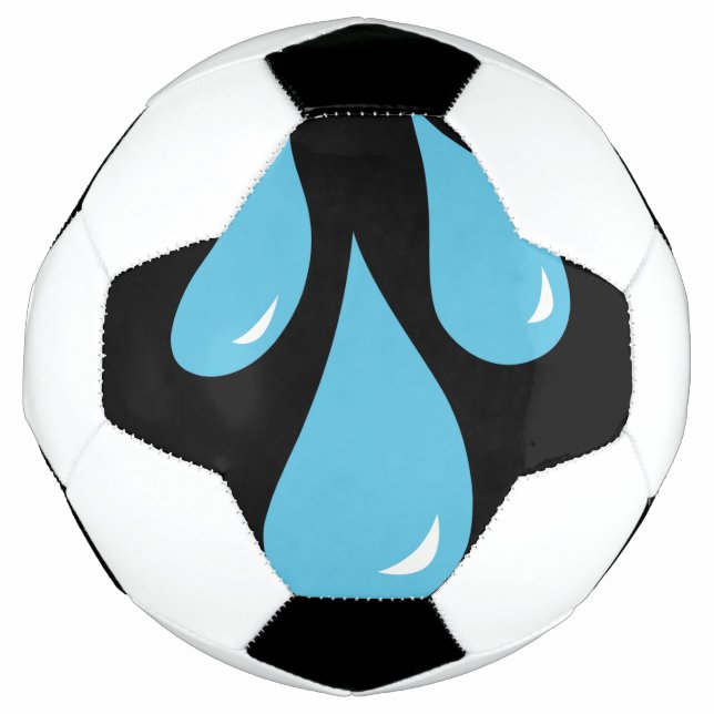Rain Drops Soccer Ball (Front)
