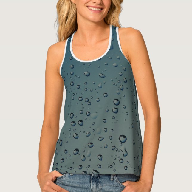 Rain drops tank top (Front)