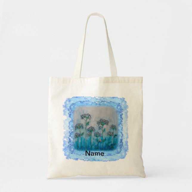 Rain Flowers  tote bag (Front)