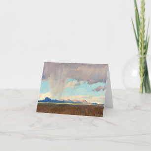 Rain for the Gulf by Maynard Dixon Thank You Card