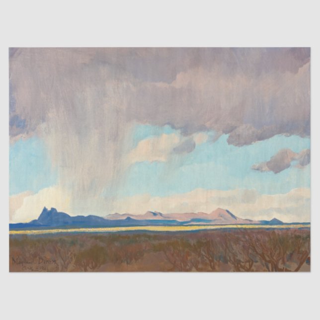 Rain for the Gulf by Maynard Dixon Tissue Paper (Front)