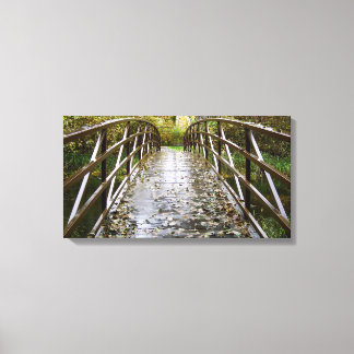 Rain Forest Bridge Canvas Print
