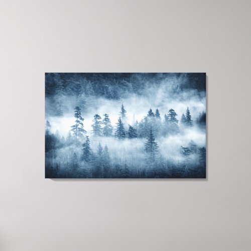 Rain Forest Clouds in the Pacific Northwest Canvas Print