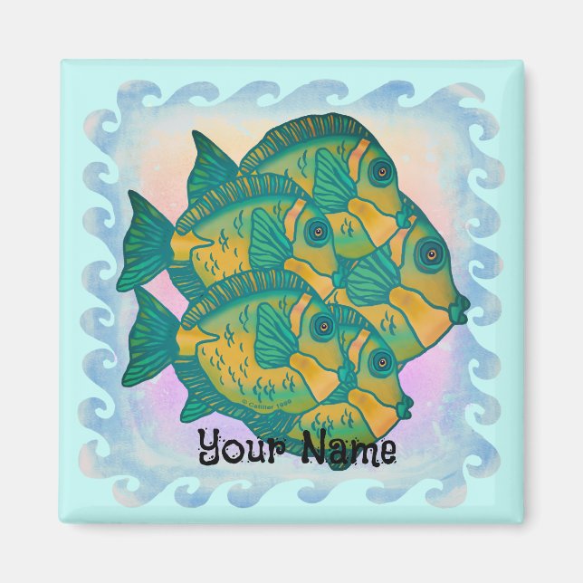 Rain Forest Fish Magnet (Front)