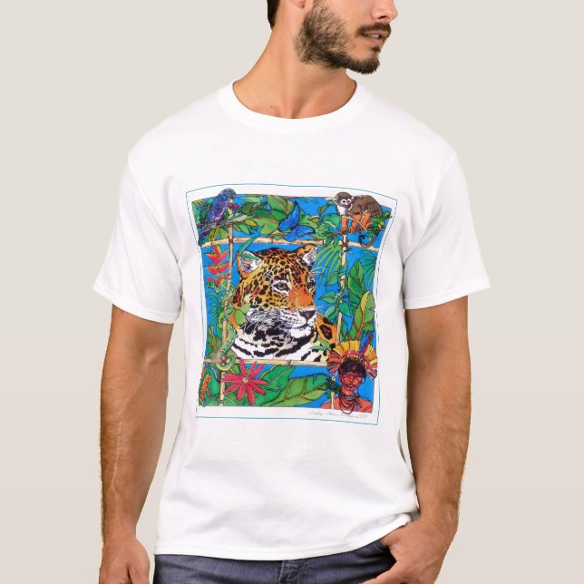Rain-Forest Jaguar T-Shirt (Front)