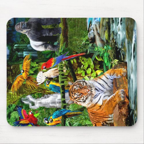 RAIN FOREST WILDLIFE MOUSE PAD
