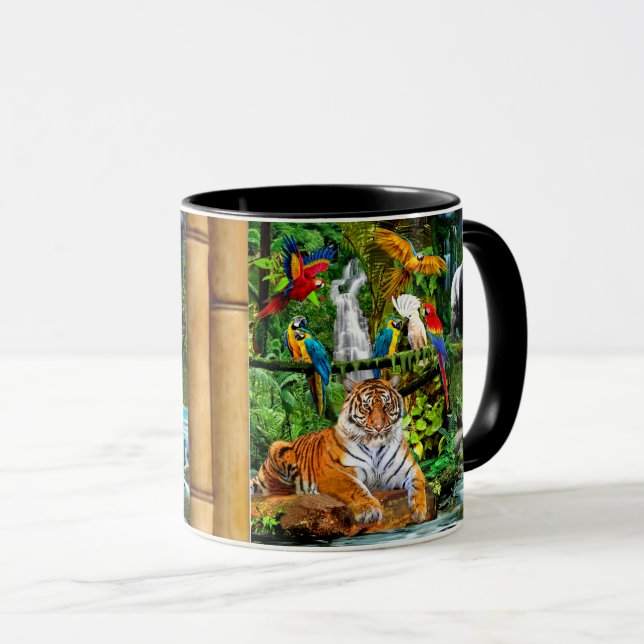 RAIN FOREST WILDLIFE MUG (Front Right)