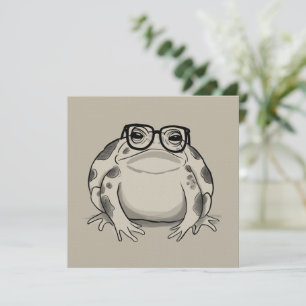 Rain Frog Lover Desert Rain Gift Funny Animal Invitation